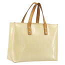 LOUIS VUITTON Monogram Vernis Reade PM Hand Bag Gris M91145 LV Auth 198934-1