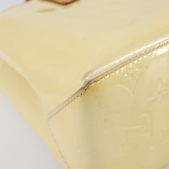 LOUIS VUITTON Monogram Vernis Reade PM Hand Bag Gris M91145 LV Auth 198934
