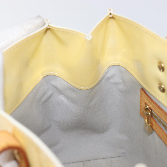 LOUIS VUITTON Monogram Vernis Reade PM Hand Bag Gris M91145 LV Auth 198934