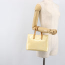 LOUIS VUITTON Monogram Vernis Reade PM Hand Bag Gris M91145 LV Auth 198934-25