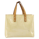 LOUIS VUITTON Monogram Vernis Reade PM Hand Bag Gris M91145 LV Auth 198934-2