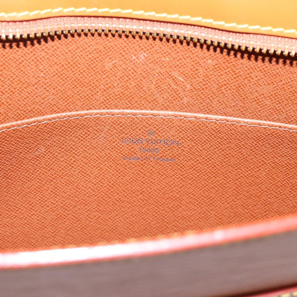 LOUIS VUITTON Epi Pochette Homme Clutch Bag Brown M52528 LV Auth 198936