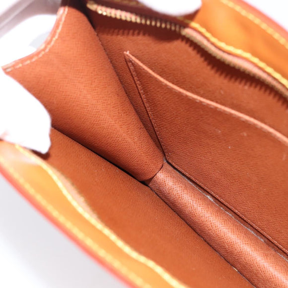 LOUIS VUITTON Epi Pochette Homme Clutch Bag Brown M52528 LV Auth 198936