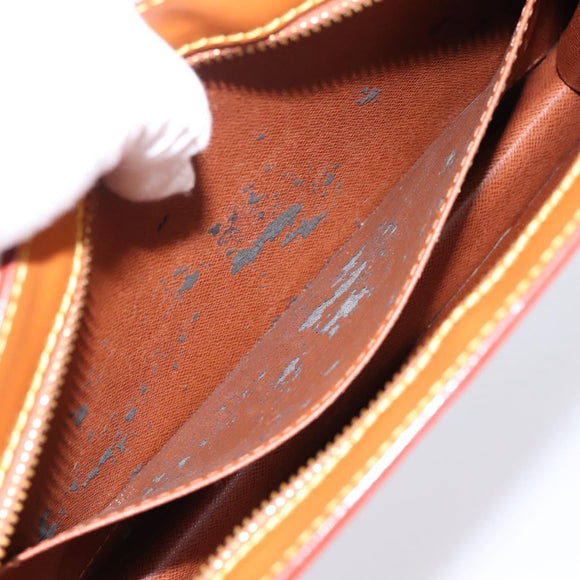 LOUIS VUITTON Epi Pochette Homme Clutch Bag Brown M52528 LV Auth 198936
