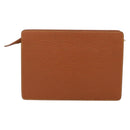 LOUIS VUITTON Epi Pochette Homme Clutch Bag Brown M52528 LV Auth 198936-2