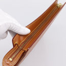 LOUIS VUITTON Epi Pochette Homme Clutch Bag Brown M52528 LV Auth 198936-5
