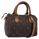 LOUIS VUITTON Monogram Mini Speedy Bandouliere Japon 88 M99014 LV Auth 198939-1