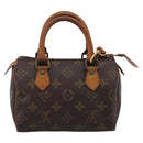 LOUIS VUITTON Monogram Mini Speedy Bandouliere Japon 88 M99014 LV Auth 198939-2