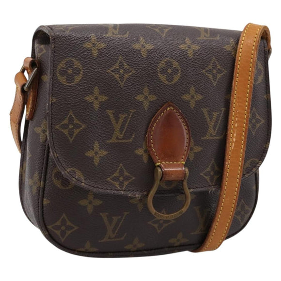 LOUIS VUITTON Monogram Saint Cloud MM Shoulder Bag M51243 LV Auth 198940