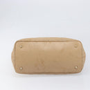 Christian Dior Lady Dior Canage Tote Bag Canvas Beige Gold Tone Auth 198943-10