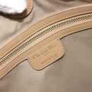 Christian Dior Lady Dior Canage Tote Bag Canvas Beige Gold Tone Auth 198943-18