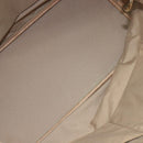 Christian Dior Lady Dior Canage Tote Bag Canvas Beige Gold Tone Auth 198943-19