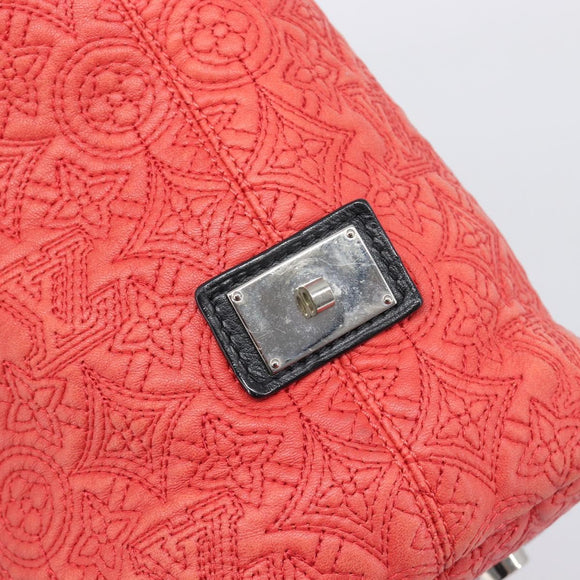 LOUIS VUITTON Monogram Antheia Hobo PM Shoulder Bag Red M93155 LV Auth 198946A