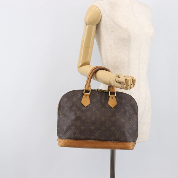 LOUIS VUITTON Monogram Alma Hand Bag M51130 LV Auth 198947