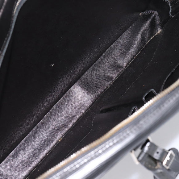 LOUIS VUITTON Epi Porte Documents Voyage Business Bag Black M54472 Auth 198948