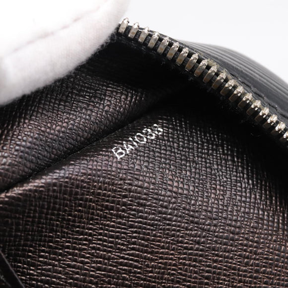 LOUIS VUITTON Epi Porte Documents Voyage Business Bag Black M54472 Auth 198948