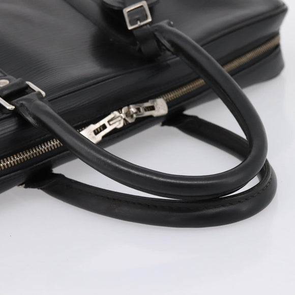LOUIS VUITTON Epi Porte Documents Voyage Business Bag Black M54472 Auth 198948