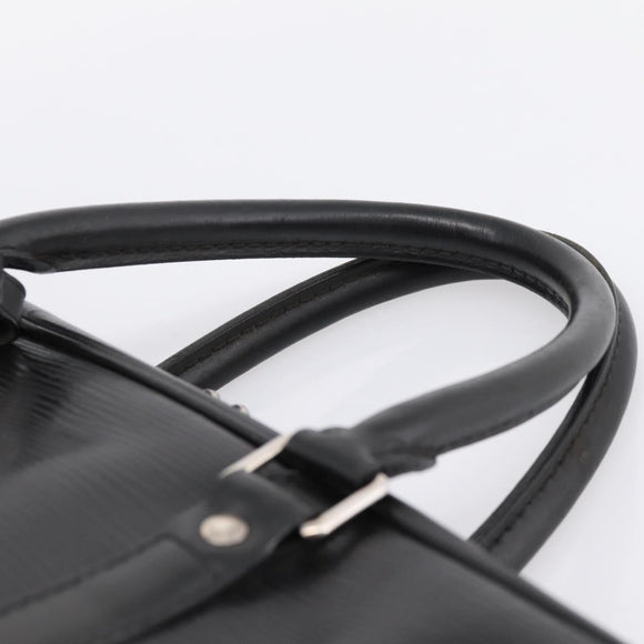 LOUIS VUITTON Epi Porte Documents Voyage Business Bag Black M54472 Auth 198948