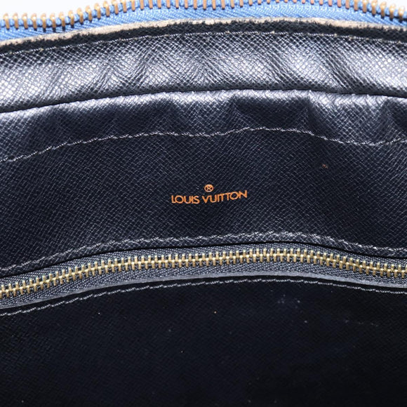 LOUIS VUITTON Epi Porte Documents Voyage Business Bag Blue M54475 LV Auth 198949