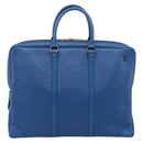 LOUIS VUITTON Epi Porte Documents Voyage Business Bag Blue M54475 LV Auth 198949-2