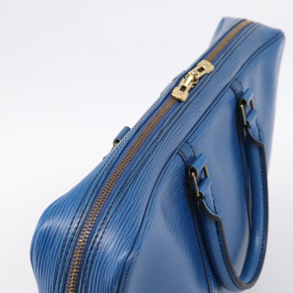 LOUIS VUITTON Epi Porte Documents Voyage Business Bag Blue M54475 LV Auth 198949