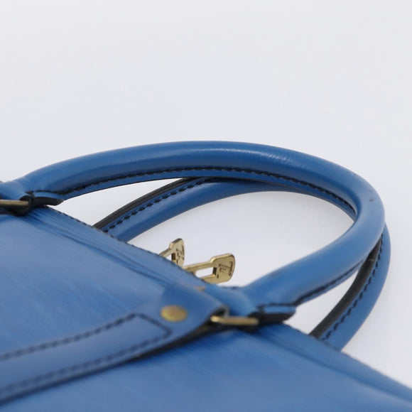 LOUIS VUITTON Epi Porte Documents Voyage Business Bag Blue M54475 LV Auth 198949