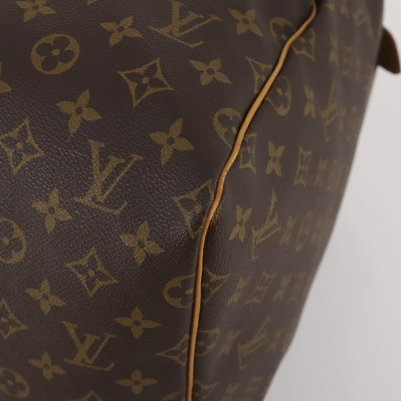 LOUIS VUITTON Monogram Keepall 55 Boston Bag M41424 LV Auth 198952A