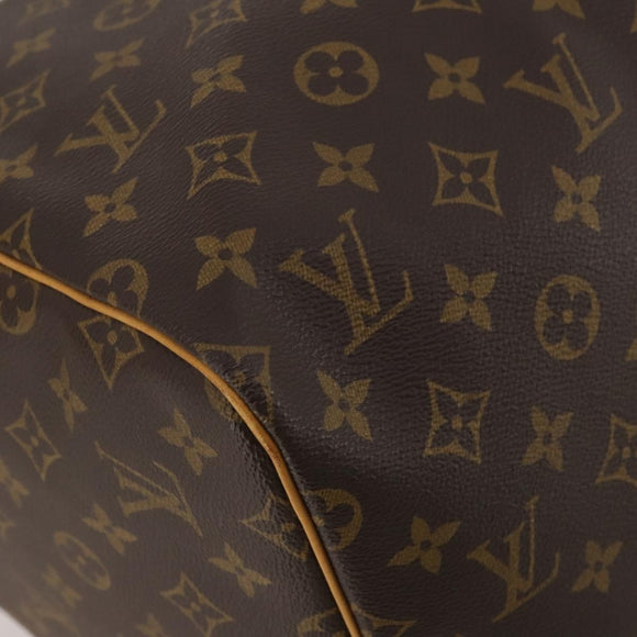 LOUIS VUITTON Monogram Keepall 55 Boston Bag M41424 LV Auth 198952A
