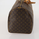 LOUIS VUITTON Monogram Keepall 55 Boston Bag M41424 LV Auth 198952A-4