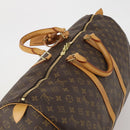 LOUIS VUITTON Monogram Keepall 55 Boston Bag M41424 LV Auth 198952A-6