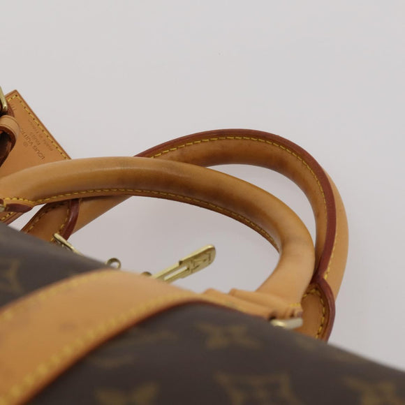LOUIS VUITTON Monogram Keepall 55 Boston Bag M41424 LV Auth 198952A