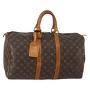 LOUIS VUITTON Monogram Keepall 45 Boston Bag M41428 LV Auth 198953-1