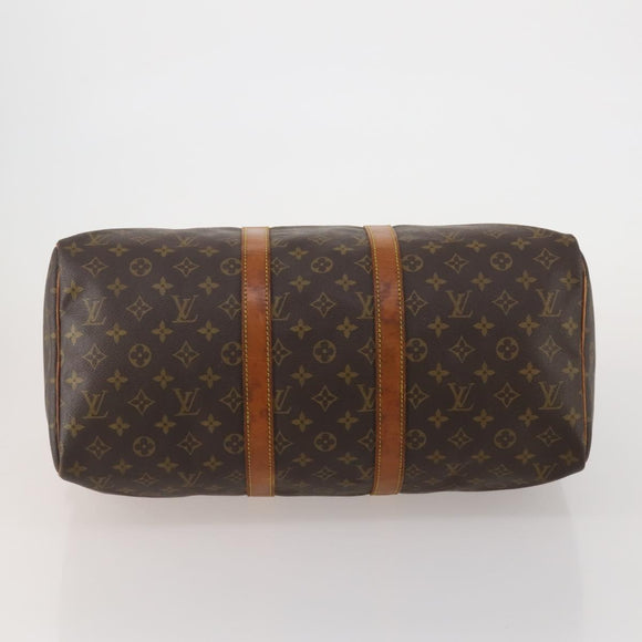 LOUIS VUITTON Monogram Keepall 45 Boston Bag M41428 LV Auth 198953
