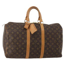 LOUIS VUITTON Monogram Keepall 45 Boston Bag M41428 LV Auth 198955A-1