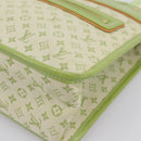 LOUIS VUITTON Monogram Mini Suck Catlin Bag Almond Green M92931 LV Auth 198957A-14