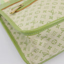 LOUIS VUITTON Monogram Mini Suck Catlin Bag Almond Green M92931 LV Auth 198957A-15
