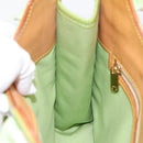 LOUIS VUITTON Monogram Mini Suck Catlin Bag Almond Green M92931 LV Auth 198957A-18