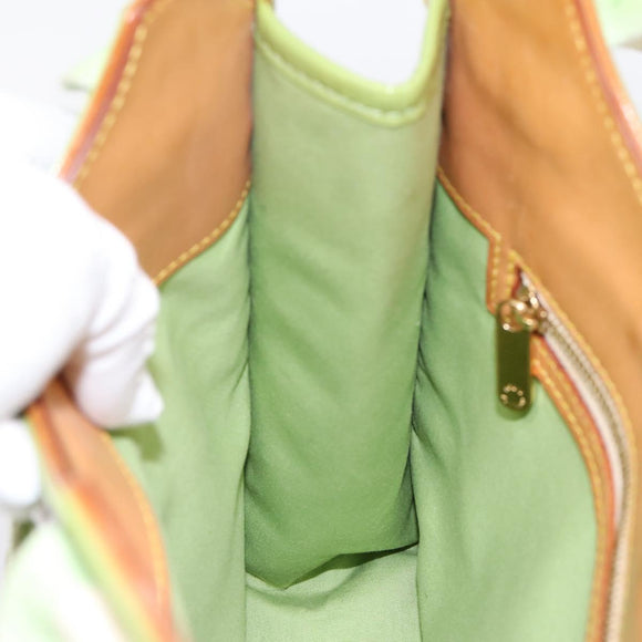 LOUIS VUITTON Monogram Mini Suck Catlin Bag Almond Green M92931 LV Auth 198957A