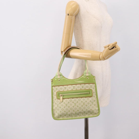LOUIS VUITTON Monogram Mini Suck Catlin Bag Almond Green M92931 LV Auth 198957A
