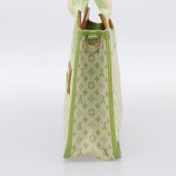LOUIS VUITTON Monogram Mini Suck Catlin Bag Almond Green M92931 LV Auth 198957A