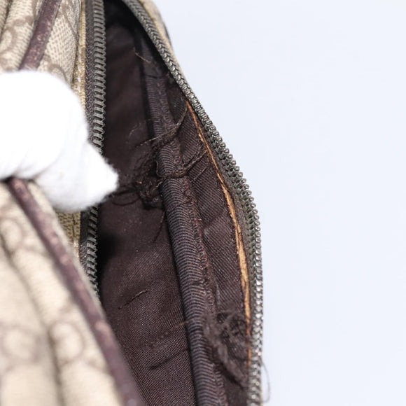 GUCCI GG Supreme Shoulder Bag PVC Leather Beige Silver 114531 Auth 198958