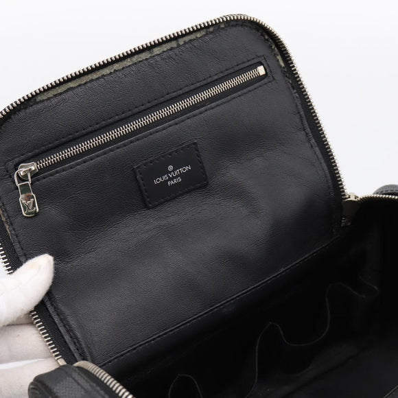 LOUIS VUITTON Damier Grafitte Toilette Pouch Clutch Bag N47625 LV Auth 198959A