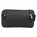 LOUIS VUITTON Damier Grafitte Toilette Pouch Clutch Bag N47625 LV Auth 198959A-2