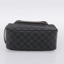 LOUIS VUITTON Damier Grafitte Toilette Pouch Clutch Bag N47625 LV Auth 198959A-6