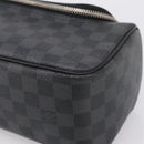 LOUIS VUITTON Damier Grafitte Toilette Pouch Clutch Bag N47625 LV Auth 198959A-7