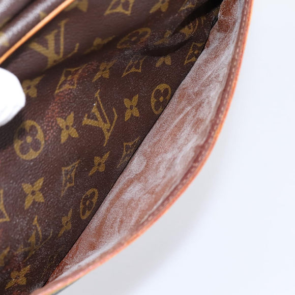 LOUIS VUITTON Monogram Compiegne 28 Clutch Bag M51845 LV Auth 198963