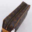 LOUIS VUITTON Monogram Compiegne 28 Clutch Bag M51845 LV Auth 198963-5