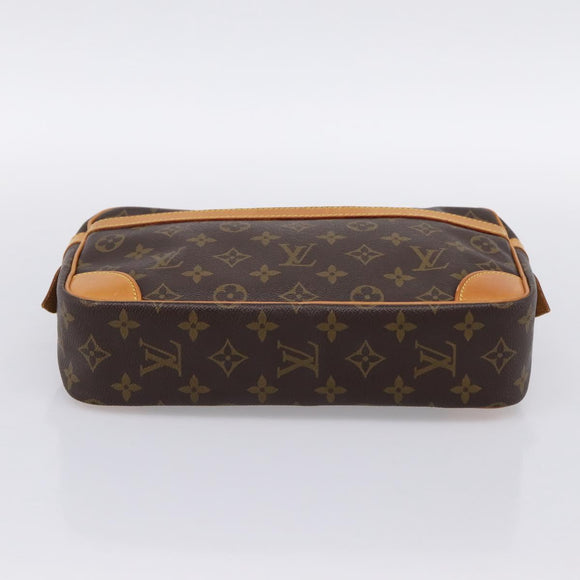 LOUIS VUITTON Monogram Compiegne 28 Clutch Bag M51845 LV Auth 198963