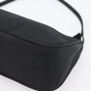 PRADA Accessory Pouch Nylon Black Silver Auth 198964-12