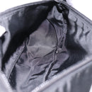 PRADA Accessory Pouch Nylon Black Silver Auth 198964-21